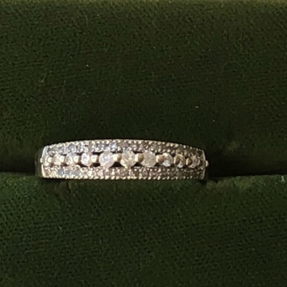 14k diamond anniversary band - Picture 3 of 4